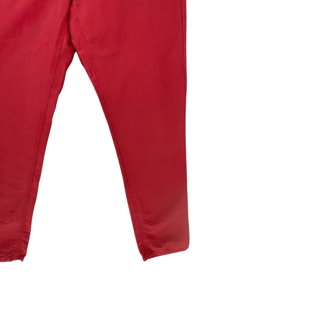 LOFT Red Chinos Pants Utility Pockets Casual Everyday Trousers Size 6 - Picture 9 of 9